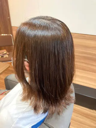 ミディアム カラー Annon プライベートサロンのヘアスタイル