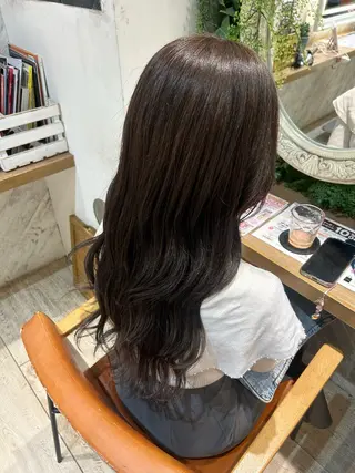 カラー 🧃暖色カラー/🪷 アレンジ/　yunaのヘアスタイル