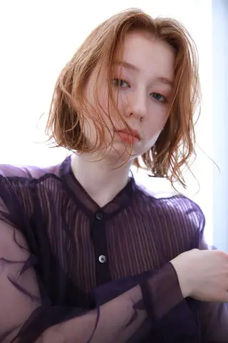 ショート カラー パーマ 山下 直人のヘアスタイル