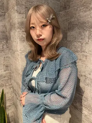 ミディアム カラー mai / linoah˚✧のヘアスタイル