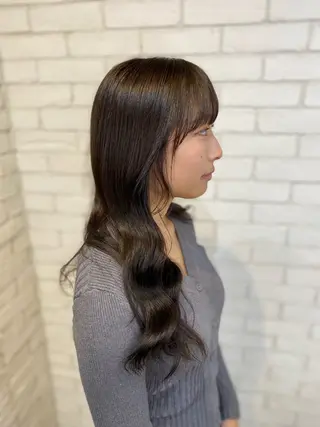 ロング カラー ヨシダ フミノリのヘアスタイル