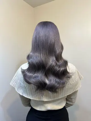 ロング カラー ブリーチ毛対応酸性 ストレート🌈サキのヘアスタイル