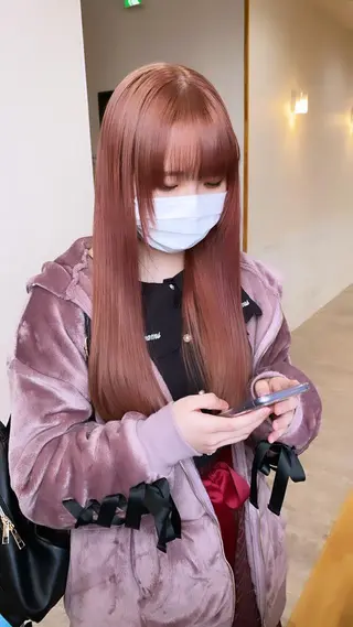 ロング Hair & make Lamp所属・梅田のブリーチ特化 美容師KAI🥰のヘアスタイル