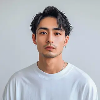 ショート カラー パーマ CLUTCH天王寺 西藤遥河のヘアスタイル