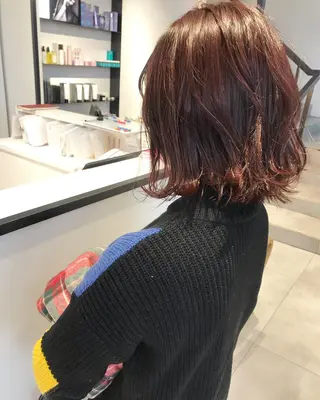 ミディアム カラー 🇰🇷カルマパーマ kaito🇰🇷のヘアスタイル