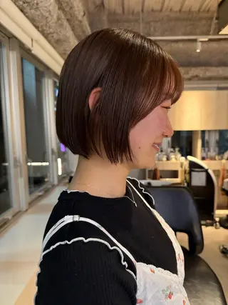 ショート やはらりの/ 透明感カラー‎のヘアスタイル