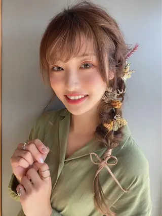 セミロング ému エミュ　hair &spa所属・近藤 みゅうまのヘアスタイル