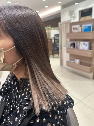 セミロング Miyu🦄ash メンズカット/まつげのヘアスタイル