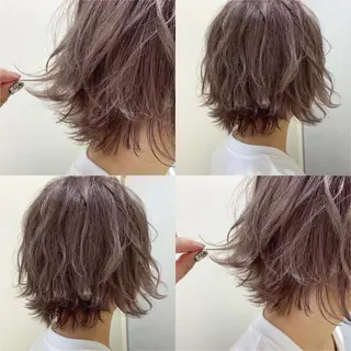 ショート カラー パーマ ヘアアレンジ メンズ キッズ ネイル マツエク・マツパ 代表🎀 ふわモテ愛 され髪🩷yumiのヘアスタイル