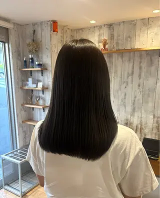 セミロング カラー CLAPS富岡所属・HONOKA 🎀のヘアスタイル