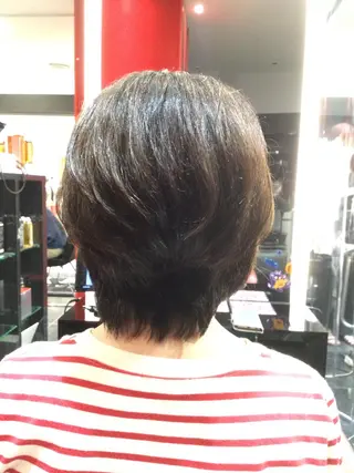 ショート カラー Annon プライベートサロンのヘアスタイル