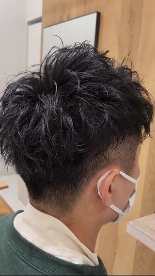 メンズ パーマ “垢抜けパーマヘア” 佐藤ジルのヘアスタイル