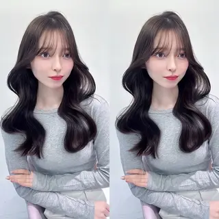 ロング カラー 韓国ヘア/髪質改善 TAKAHIROのヘアスタイル