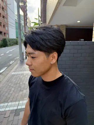 ショート メンズ Yui/メンズカラー /シャドウパーマのヘアスタイル