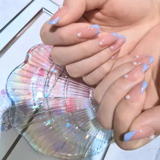 ネイル 🦋ネイルサロン ブラン🌈ゆりのネイルデザイン