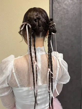 ヘアアレンジ Mila hinaのヘアスタイル