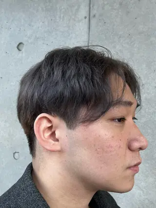 カラー メンズ メンズ波巻き特化 パーマ/荒井海音のヘアスタイル