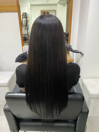 ロング 銀座⚜️【脱白髪染め 美髪矯正】トグチのヘアスタイル