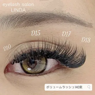 マツエク・マツパ linda ABEのマツエク・マツパデザイン