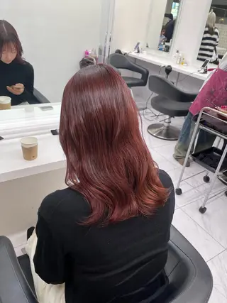 カラー 🥀韓流暖色ヘア 🥀yuzukiのヘアスタイル