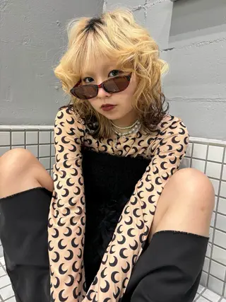 ヘアアレンジ ⭐︎ハイトーン /レイヤー✩momoのヘアスタイル