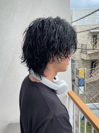 パーマ メンズ メンズモテパーマ💙 fuwaのヘアスタイル
