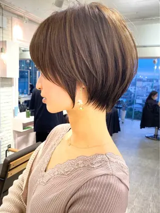 ショート カラー 平川 一真のヘアスタイル