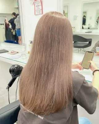 ロング カラー ヘアアレンジ 🎀 yuuka🎀のヘアスタイル