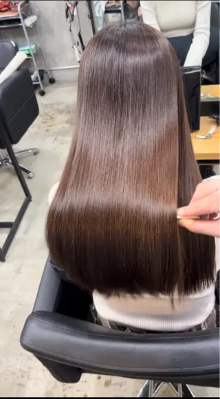 ロング パーマ SIUN所属・とうだだいき 美髪縮毛矯正/艶髪のヘアスタイル