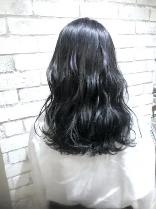 セミロング カラー パーマ ヘアアレンジ メンズ キッズ ネイル マツエク・マツパ バレイヤージュ/ 髪質改善/渡邉悟🌱のヘアスタイル