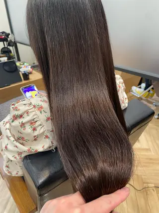 ロング カラー 冨木 雄斗のヘアスタイル