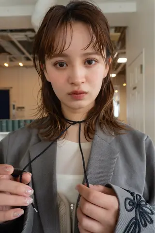 ミディアム レイヤー/似合わせ TAKUYAのヘアスタイル