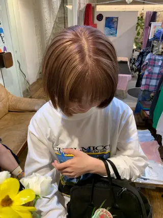 ミディアム カラー 【takk】 ナカヤママサヨシのヘアスタイル