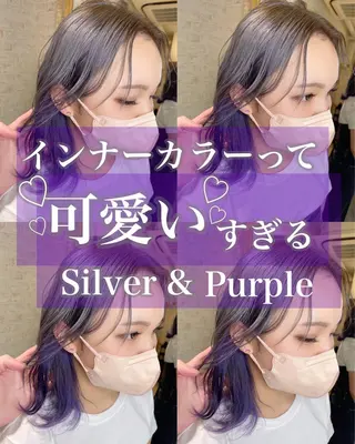 ロング カラー matiz マティス　表参道所属・💜アンブレラカラー 髪質改善　丸尾】のヘアスタイル