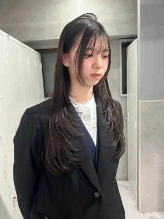 ロング ️💜akari💜 ハイトーン/レイヤーのヘアスタイル