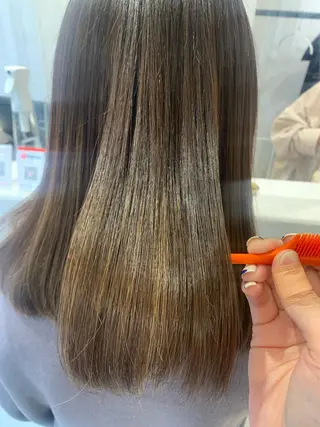 ミディアム ボブ/美髪矯正 /佐藤　奈巳のヘアスタイル