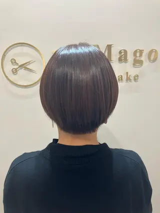 ショート カラー ヘアアレンジ キッズ 横浜関内髪質改善 re:Magoのヘアスタイル