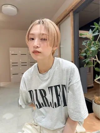 ショート カワカツ トキのヘアスタイル