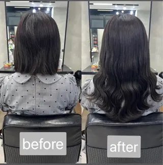 ミディアム 濱川響太レディース カットモデルのヘアスタイル