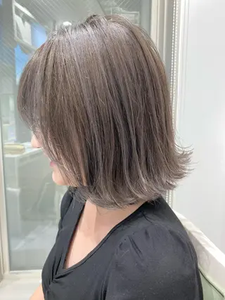 ショート カラー ボブ・レイヤーカット 吉敷航一のヘアスタイル