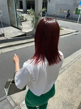 ミディアム カラー 🌿髪質改善🌿艶髪 透明感🌿karenのヘアスタイル