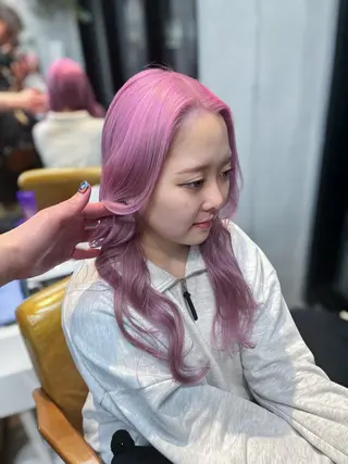 ロング カラー ルーツカラー/ デザインカラー/井川のヘアスタイル