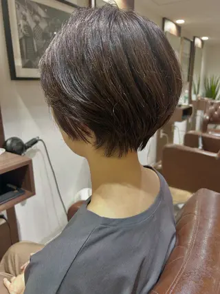 ショート YUZA grow hair 【ユーザ グロウ ヘア】所属・縮毛矯正/似合わせ カット/伊藤はるかのヘアスタイル