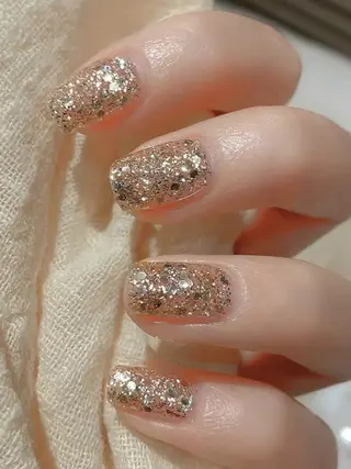 ネイル フィルイン、長さ出し 深爪矯正のネイルデザイン