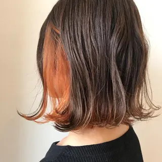 ミディアム カラー Hair Musee   柱店所属・topstylist 吉住 早織のヘアスタイル