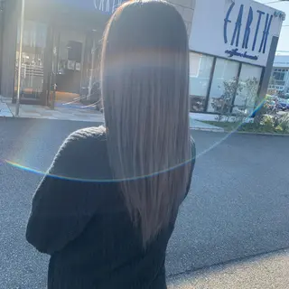 ロング EARTH  紫竹山 🦋本間未来🦋のヘアスタイル