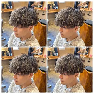 カラー パーマ メンズ 💎髪質改善／艶髪 荻原💎のヘアスタイル