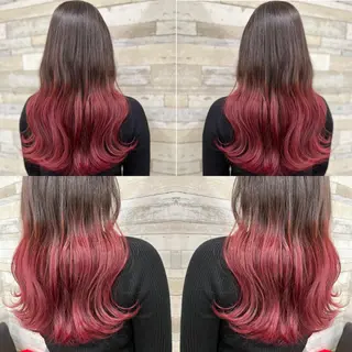 ロング カラー "PEPPU "所属・🌈推し色派手髪 ハイトーンShinのヘアスタイル