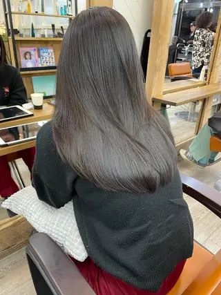 ミディアム カラー HIKARU副店長/ ✨️髪質改善のヘアスタイル