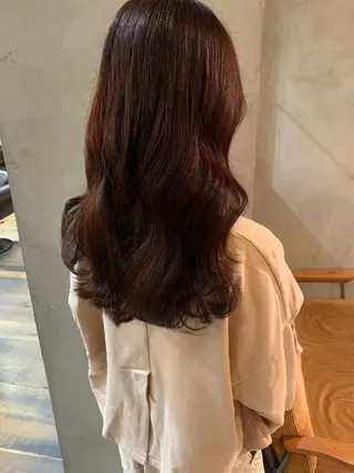 ロング レイヤー/韓国ヘア 杉浦結梨のヘアスタイル